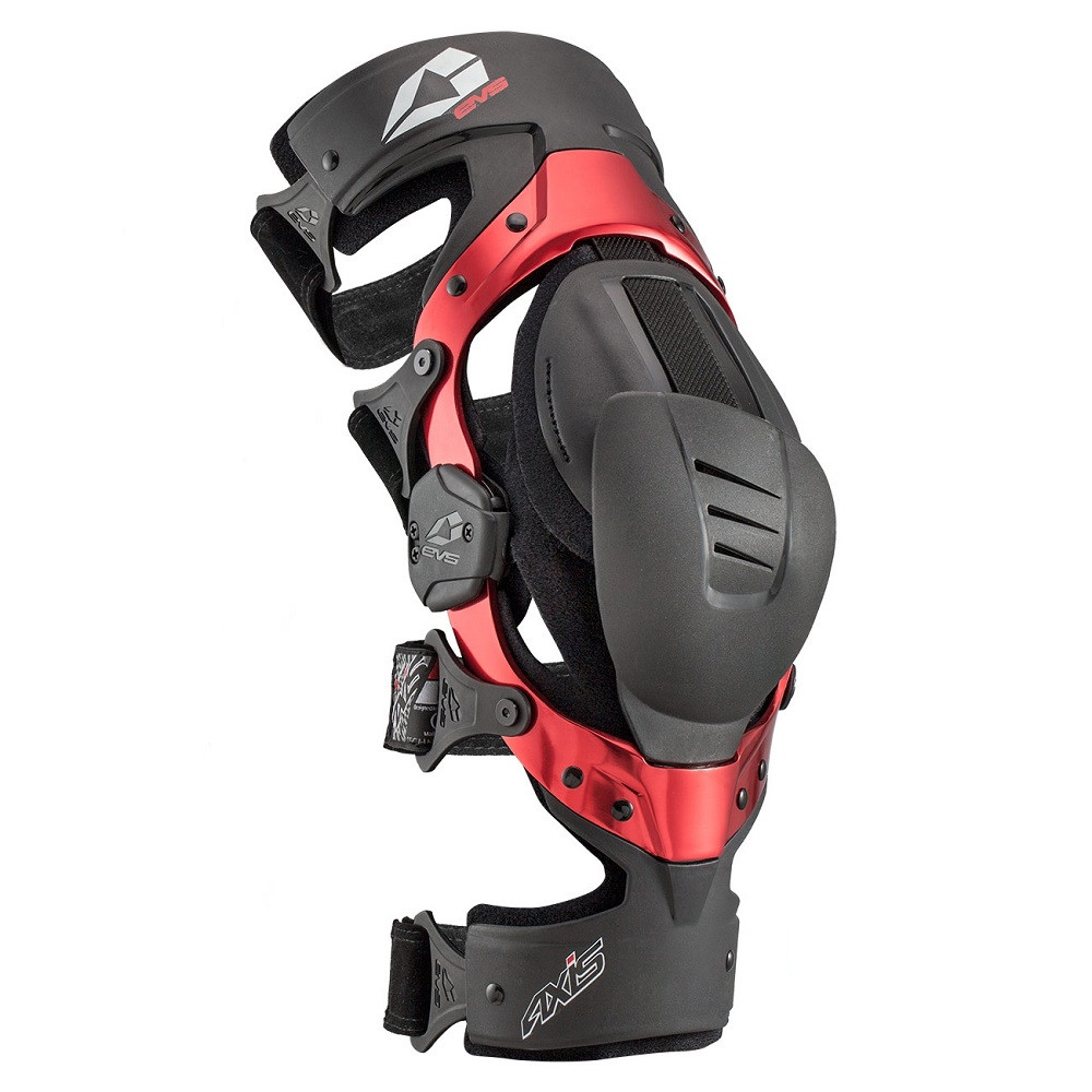 EVS - WEB / AXIS SERIES - AXIS SPORT KNEE BRACE (PAIR) BLACK RED